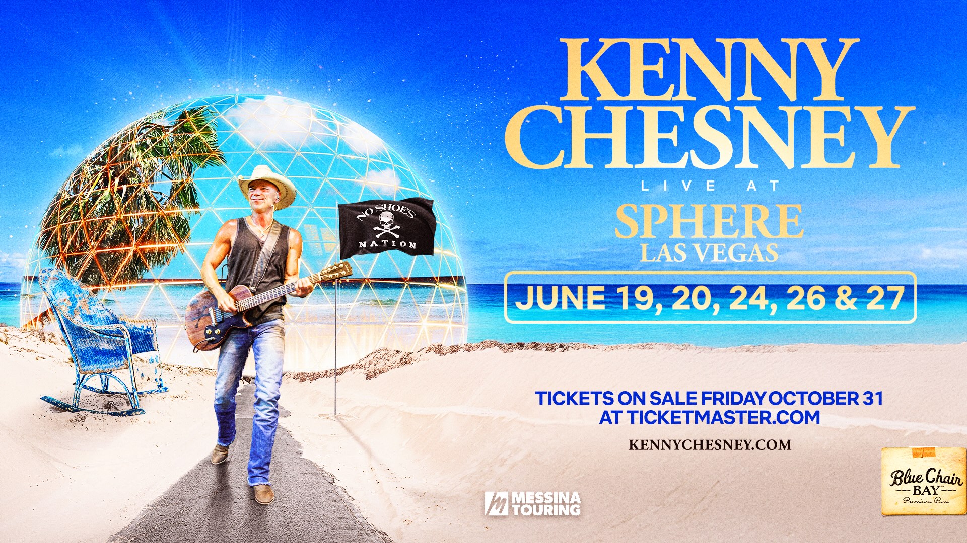 Get Presale Tickets to See Kenny Chesney Live at Sphere